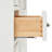 55'' Single Bathroom Vanity with Carrara Marble Top-93359236