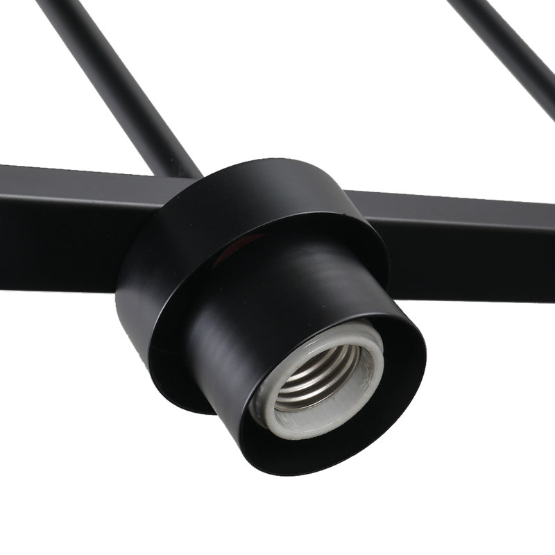 Dyllian 4 - Light Kitchen Island Pendant Lighting Linear Pendant Lights Dinning Room Light Fixture, Black