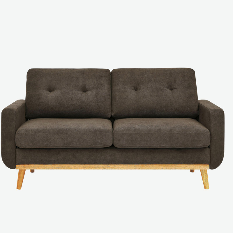 Aucteraden Loveseat, Dark Brown