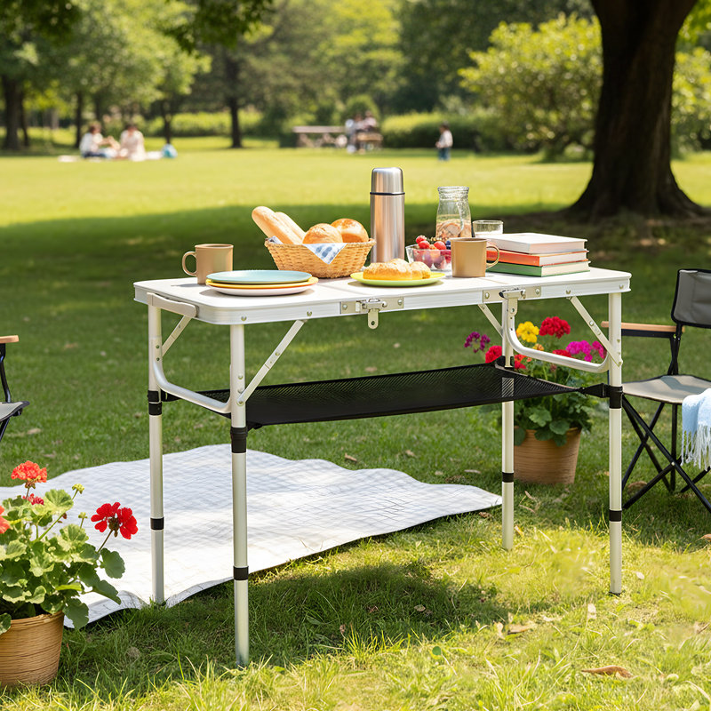 98 Folding Table, White