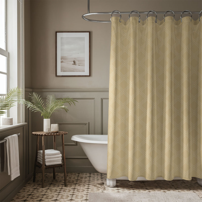 Motif marin - Rideau de douche Premium, H 74 po x l 71 po