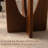 25" Round Natural Solid Wood End Table With Cross Legs Blends Modern&Farmhouse Styles For Living Room&Bedroom-778430690