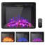 26 in. Electric Fireplace Insert with , 6 Brightness Levels, Timer, Flame and Heat Work Separately