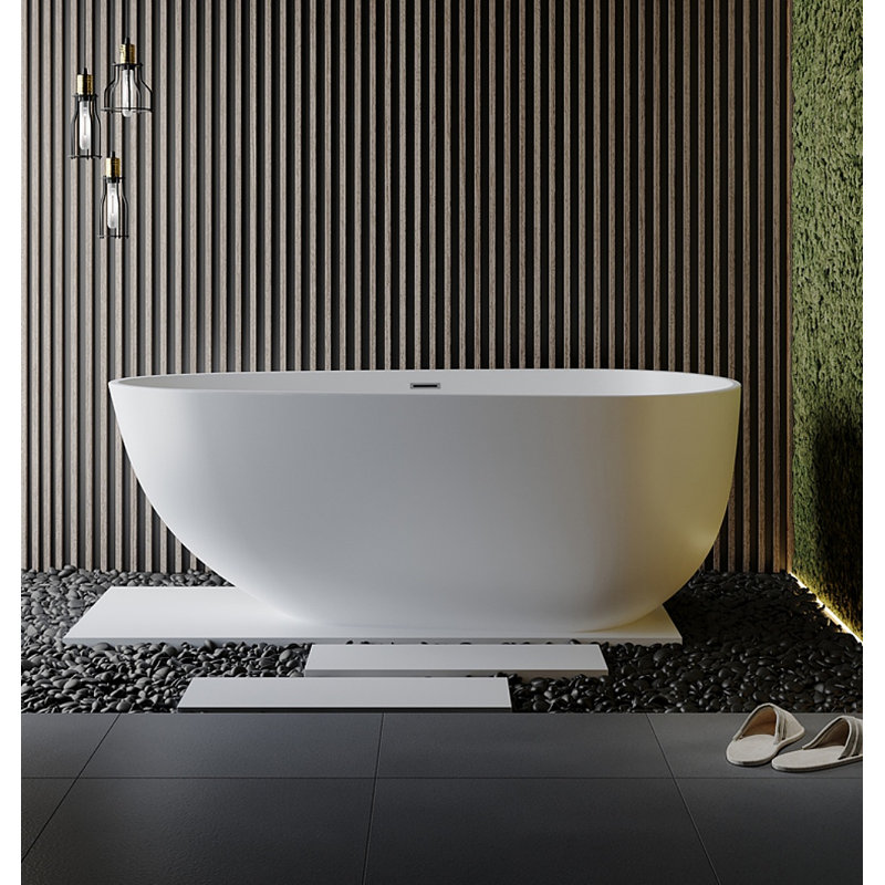 Modern Simple Creative Acrylic Bathtub 30 x 29.5 Bathtub, White