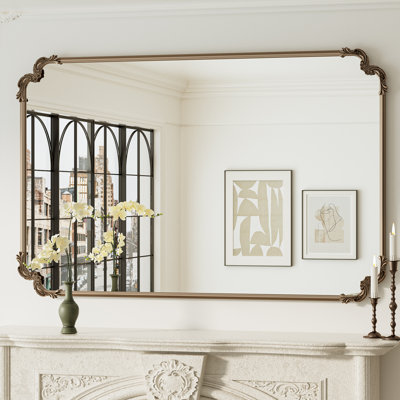 Genan Accent Scalloped Rectangle Wall Mirror