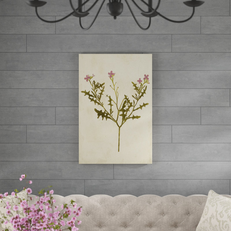 «Botanical Impression VI», peinture sur toile, H 36 po x l 24 po