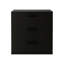 Commode modulaire à trois tiroirs en noir
