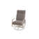 Chaise de patio pivotante avec coussins Askar
