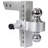Alu Adjustable Trailer Drop Hitch,2Inch Receiver,8 Inch Adjustable