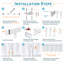 Rideau occultant avec rail de plafond flexible de 100 pouces, panneau de séparation d'intimité en lin pour chambre à coucher, bureau et studio, 1 panneau-462853212-462853215