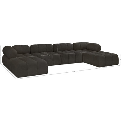 Ames 136" Upholstered Sectional