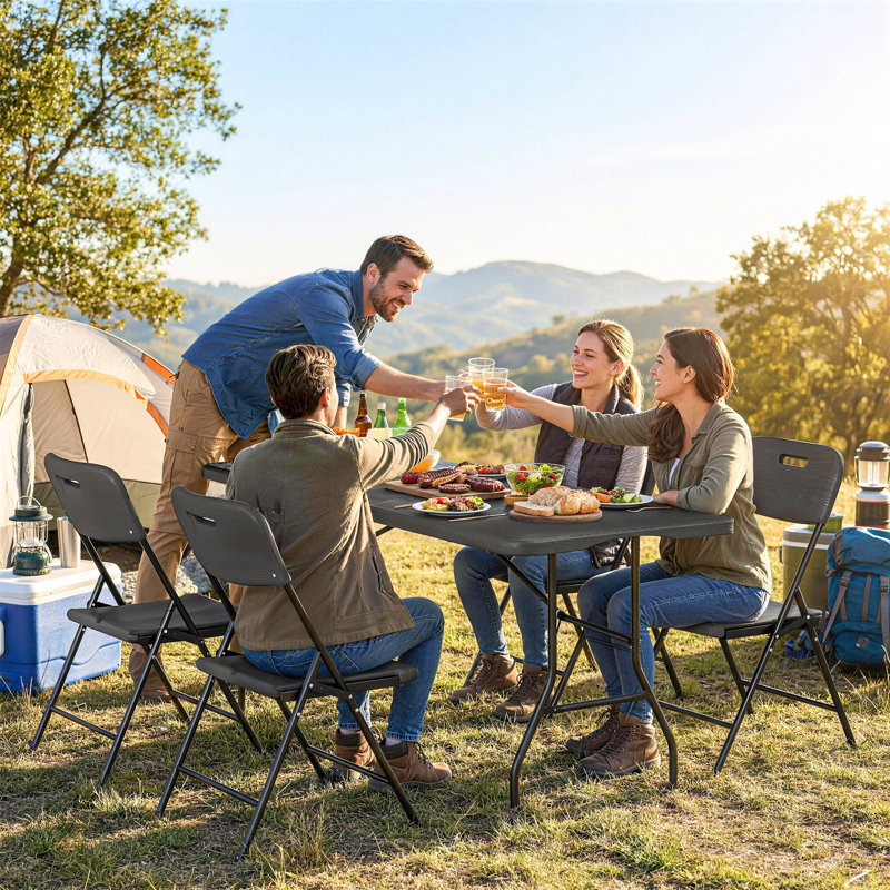 4 - Person Patio Dining Set with Rectangular Table