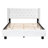 Upholstered Bed Frame with Wingback Tufted Headboard-23695147-23695150