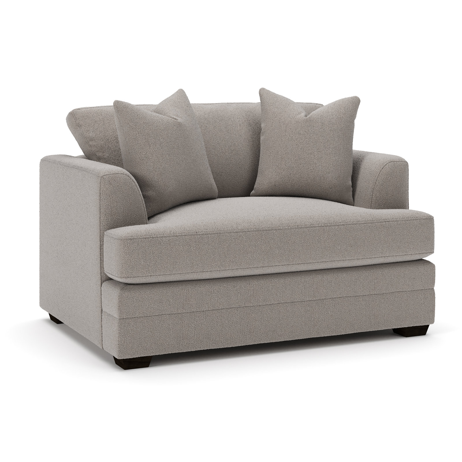 Edan Accent Chair, Apollo Pebble Boucle