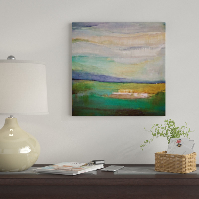 Serenity par Alicia Dunn - Estampe numérique sur toile tendue avec châssis, H 12 po x l 12 po x P 0,75 po, Toile tendue