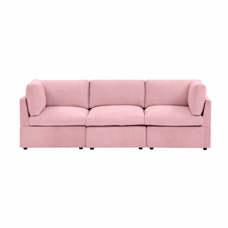 Freywall Sofa, Pink