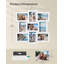 47.4x47x1.8cm White Novelty Gallery Wall Picture Frame - Frames Included: 9