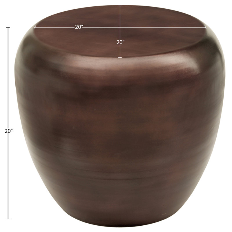 Table de bout Capsule, Brun