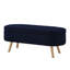 Banc de rangement avec repose-pieds ovale Luxury-1769012193