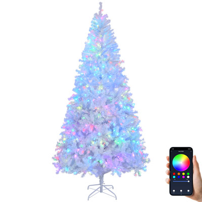 Pre-Lit Artificial Christmas Tree With 400  Lights (APP Control)