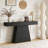 Italian-style minimalist wooden console table