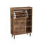 Armoire de rangement pour chaussures 27 paires avec tablettes