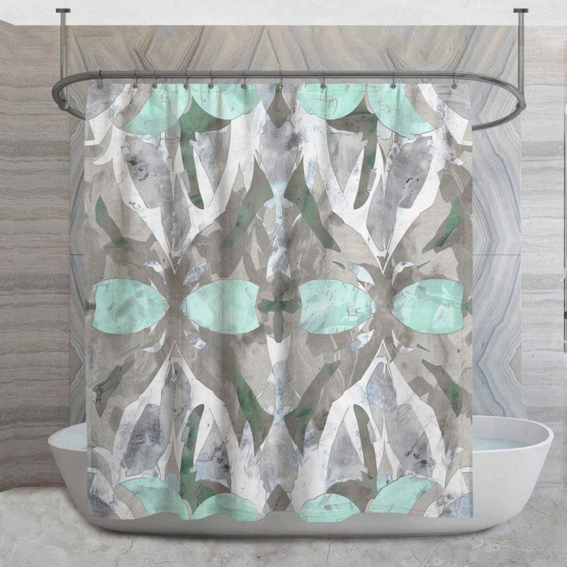 Rideau de douche Kaleidoscope, H 93 po x l 70 po