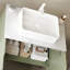 Meuble-lavabo de salle de bain à rayures Modern Modern