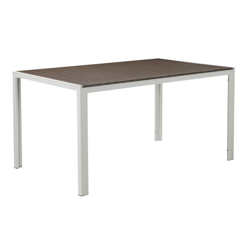 Rectangular 6 - Person 59'' L Outdoor, Gray, Gray