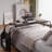Overbed Table, Adjustable Metal Base Computer Desk with Wheels, 0-65°Tilt Stand, 4 Heights and 6 Lengthes, Side Storage Basket-1477592170