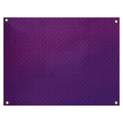 Tapisserie murale en polyester à treillis hexagonal