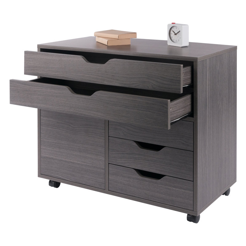 Armoire mobile à 3 compartiments Comacho, gris anthracite