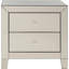Chest of Drawers Klein Luxury Champagne 2 Drawers