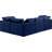 Itala Velvet L-Shaped Sectional Reversible-94482400