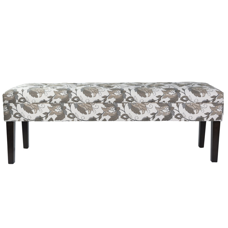 Banc rembourré floral Terese