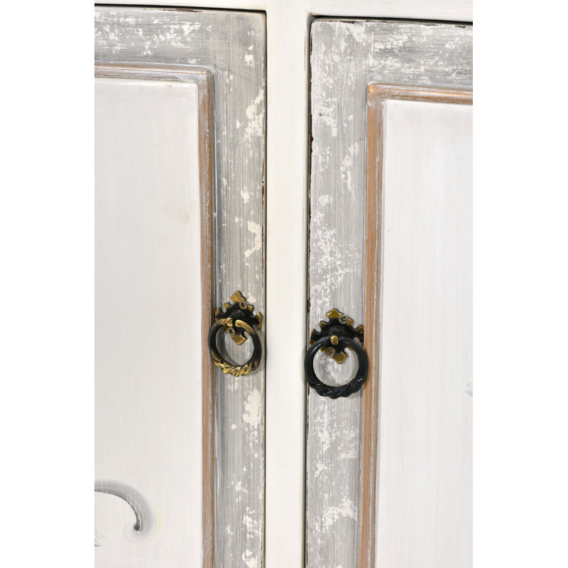 Vizcaino 67'' Double Bathroom Vanity with Marble Top, White