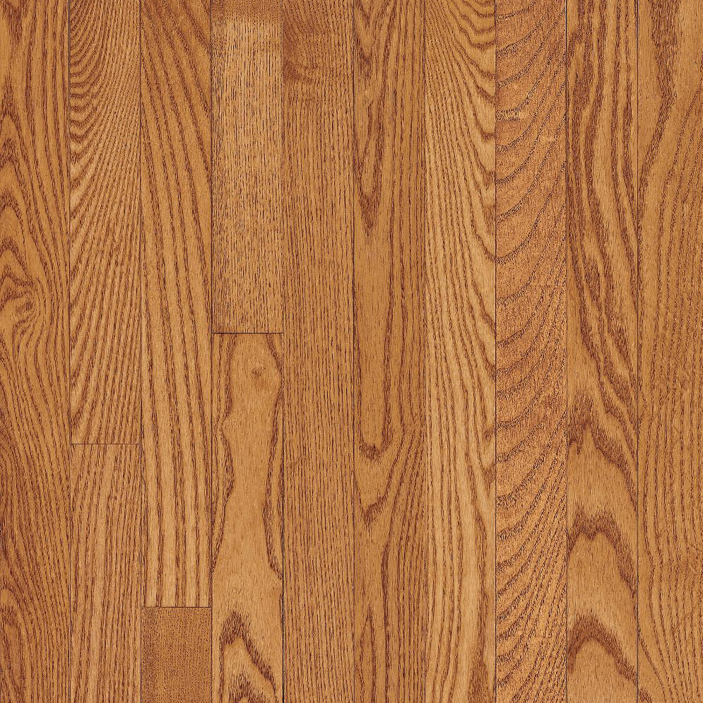 Oak 3/4" Thick x 3-1/4" Wide x Varying Length Solid Hardwood Flooring Bruce Flooring 