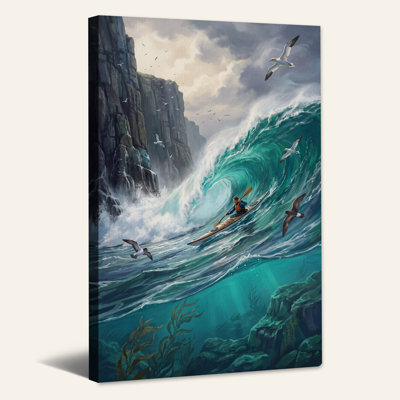 Art mural sur toile Kayaker