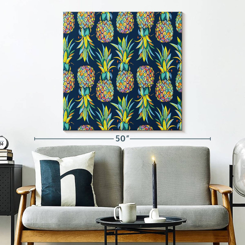 Ananas tropicaux Yarlin, H 33 po x l 33 po