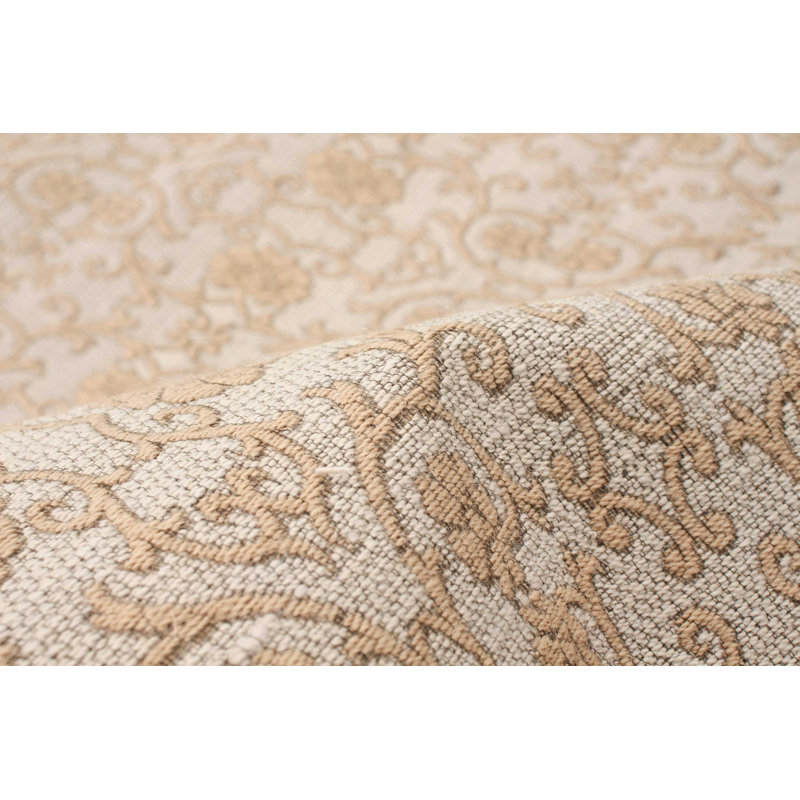 Tapis de zone brune à la main noué la Rethman