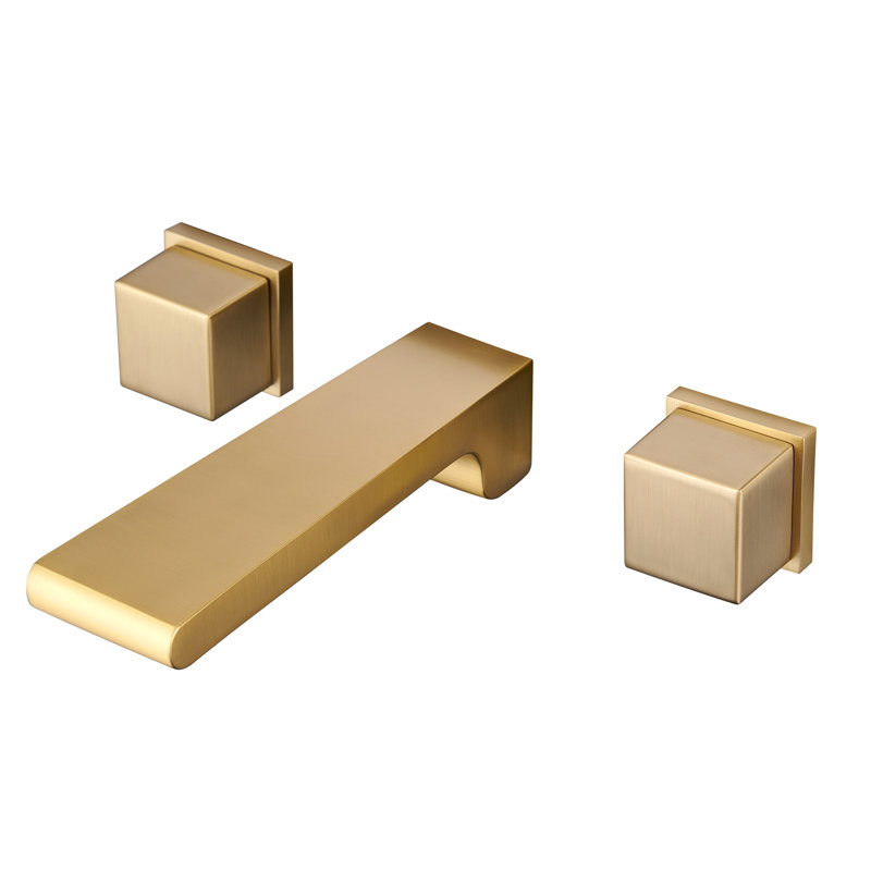 2-handle Bathroom Faucet, Gold