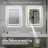 Keyshauna LED Bathroom Mirror with Frontlit and Backlit, 3 Colors Temperature & Dimmable Light Anti-fog Tempered Glass Bathroom Vanity Mirror-835962034