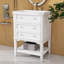 Base de meuble-lavabo sans lavabo 24 po avec tiroir et tablette ouverte pour le rangement