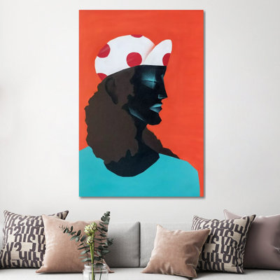 Orange Afternoon by VCalvento - Print on Canvas