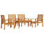 Brambly Cottage 5 Piece Garden Lounge Set Solid Wood Acacia