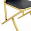 Ensemble de 2 chaises de salle à manger en polyuréthane avec pieds en métal.-1120905189