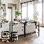 Console Table With Charging Station For Living Room, Rustic Brown-233215121