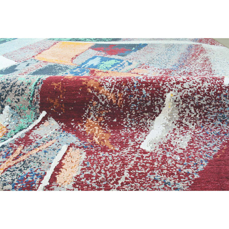 Abstract Area Rug, Rectangle 10' x 14'