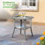 Chaise d'extérieur avec table d'appoint Baili-112517488