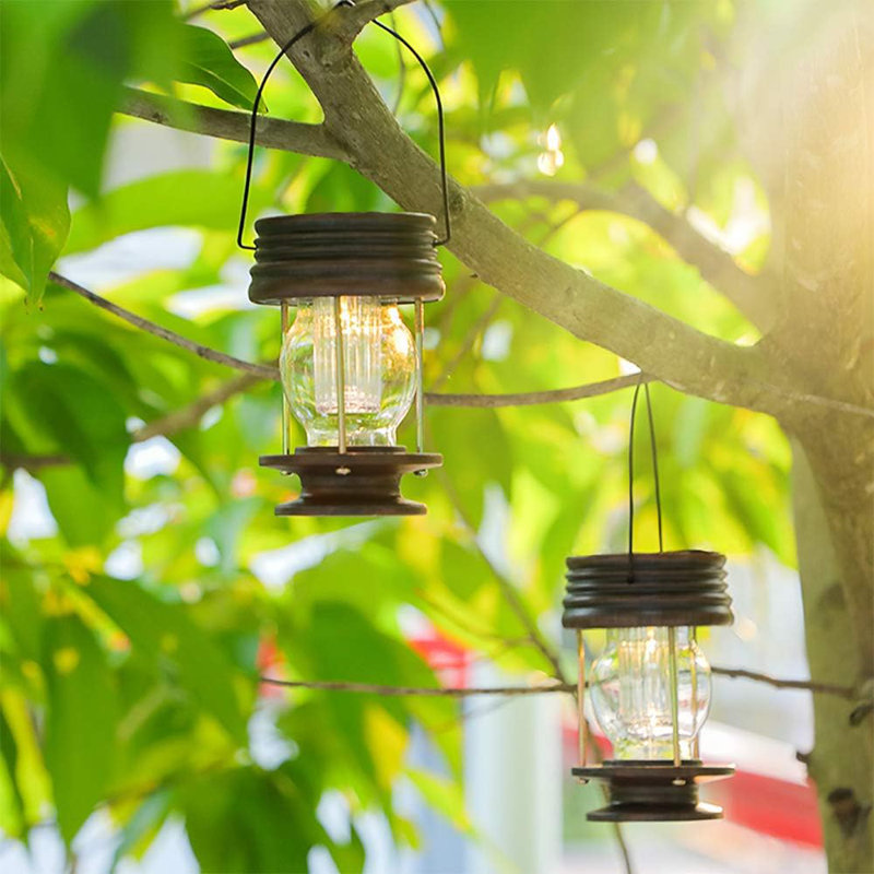 Luminaire suspendu d'extérieur à DEL 5,5 po à énergie solaire intégré